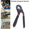 6/8 Inch Outer Hexagonal Wrench Clampable Magic Wrench Movable Hexagonal Spanner  Repair Tool