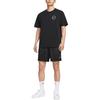 Nike T Shirts Men's Black Crew Neck Moderate HJ3407-010-