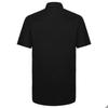 Russell Collection Mens Short Sleeve Easy Care Tailored Oxford Shirt