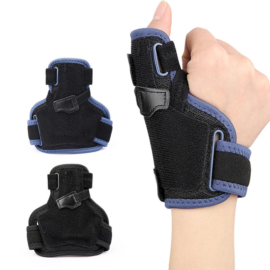 Thumb Wrist Brace Moderate Stabilizing Support Aluminum Bar Wrap Finger Wrist Stabilizer Compression Splint for Tendons