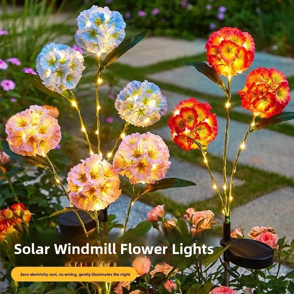 Ground Mounted Simulation Flower Lamp Waterproof Landscape Light  Outdoor  Festival Decoration