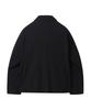 Customellow Black Pleats Work Jacket Cwjam25433Bkx