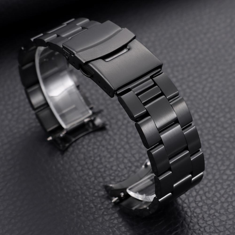 18/20/22/24mm Solid Stainless Steel Watch Bands for Seiko 5 SKX009/007 for Jubilee Curved End Metal Watch Strap Watch Bracelets
