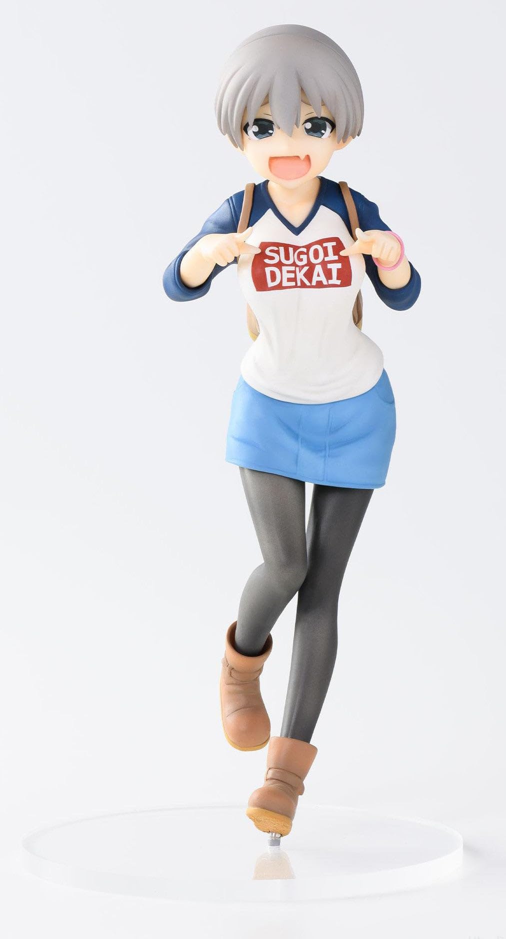 

SEGA Uzaki-chan Wants to Play! Omega Super Premium Figure Uzaki Hana Grinning Face Ver. белый