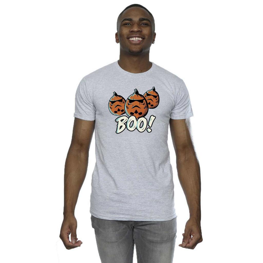 Star Wars Mens Boo! Stormtrooper Pumpkin T-Shirt