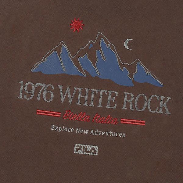 Fila Graphic Hoodie White Rock