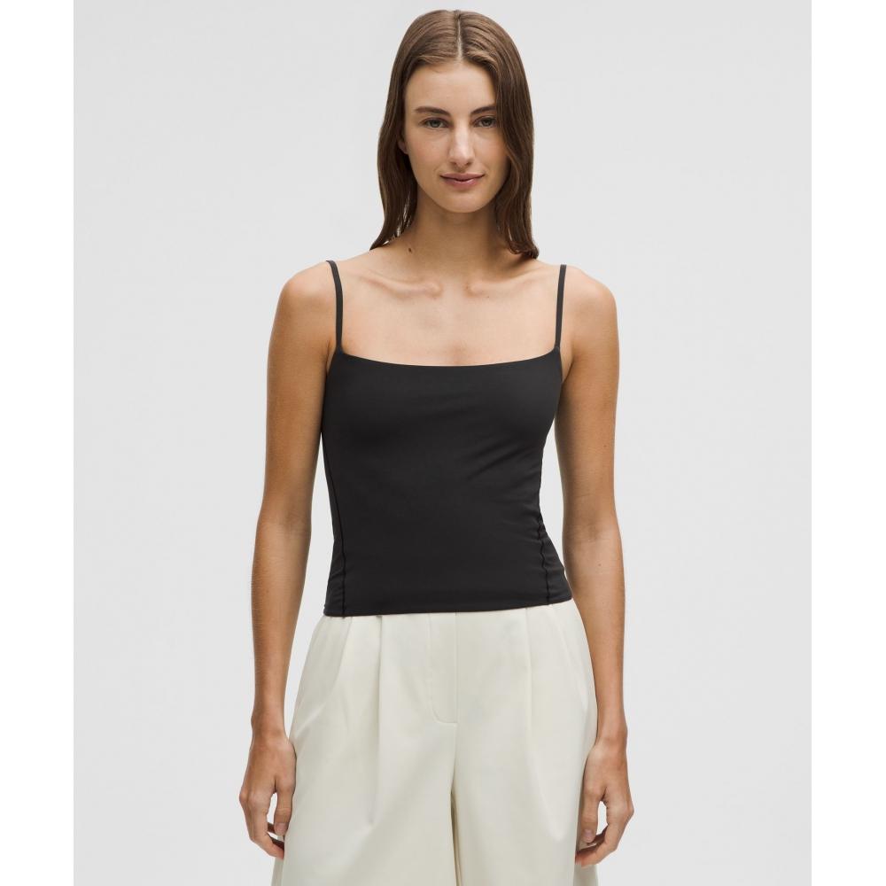 

Lululemon Wundermost Ultra Soft Nulu Spaghetti Strap Adjustable Cami Black XXS