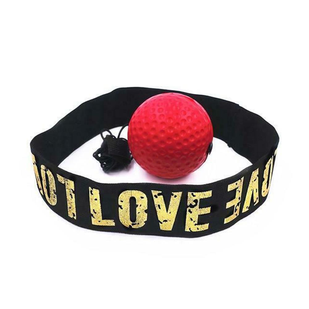 

Boxing Reflex Speed Punch Ball Boxing Rubber Balls for Agility Reaction Training with Sweatband Fitness Equipments Accessories красный