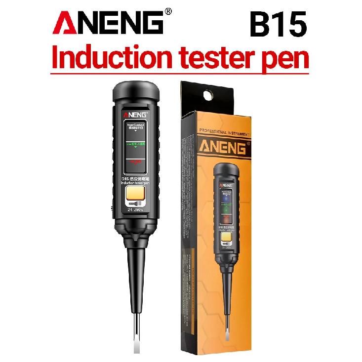 

Multimeter Tester Pen Suit ANENG SZ308+B15 Multimeters 1999 Counts 24-250V Voltage Detector Meter Diagnostic Breakpoint Finder B15