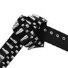Unisex Punk Rock Style Rivet Bullet PU Leather Belt