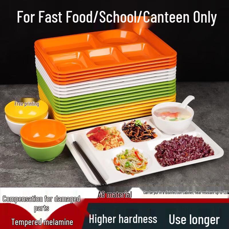 Melamine Divided Serving Plate