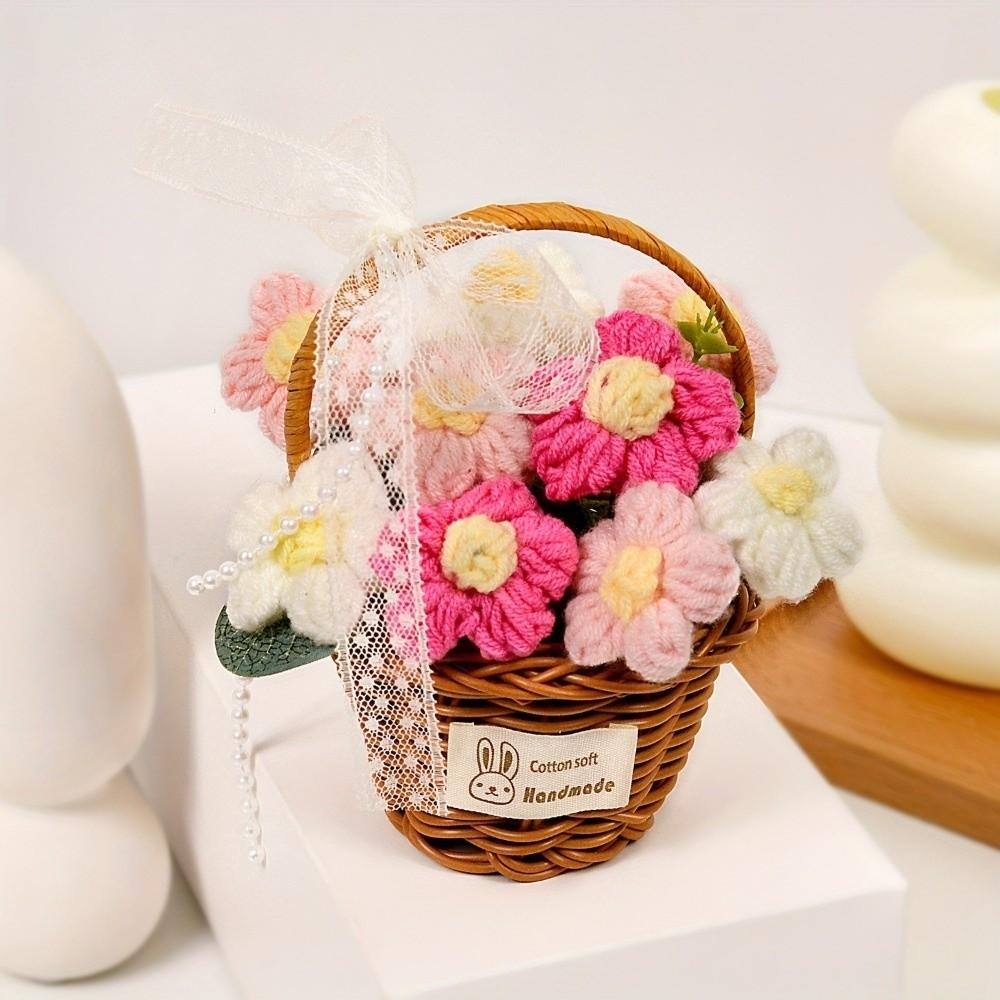 Finished Product Handmade Flower Handmade Weaving Flower Simulation Flower Valentine's Day