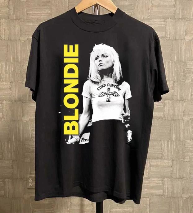 

Blondie Black Cotton All size S-5XL Gift For Fans Shirt Unisex T-Shirt XL