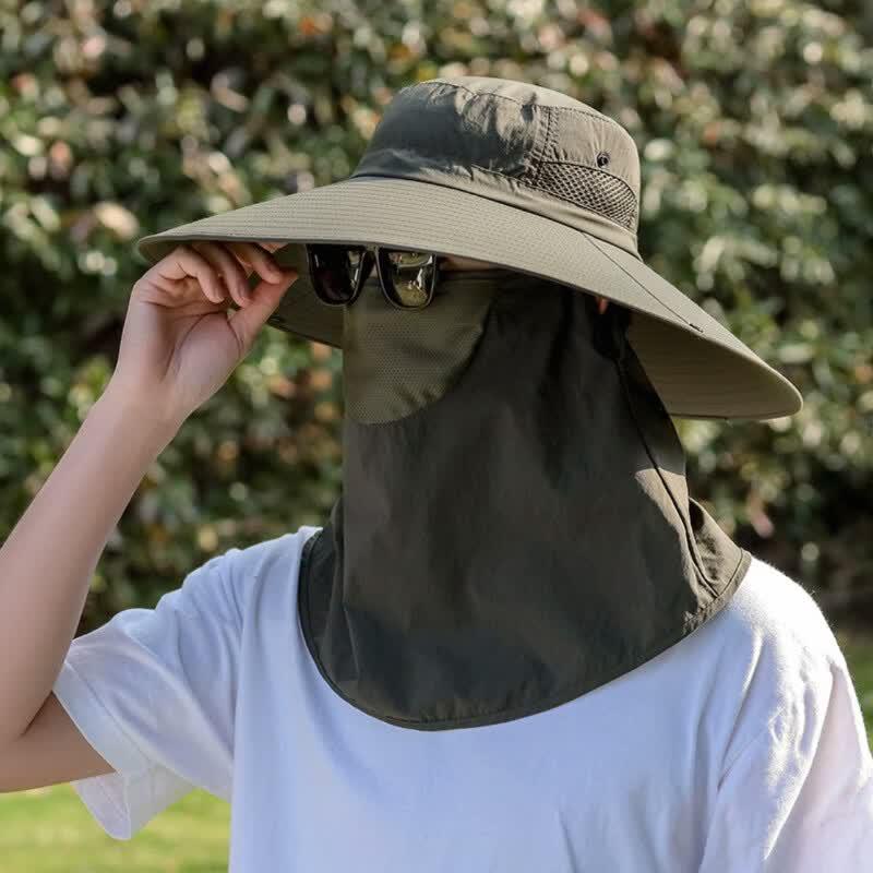 MARYYA Sun Protection Wide-Brim Hat