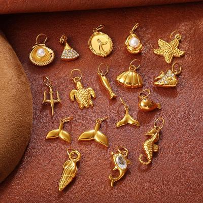 Série Marinha Caracol Dourado 2025: Versátil Coleção de Colares, Pulseiras e Pingentes da Moda para Mulheres