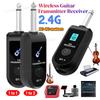2.4G Wireless Guitar System Built-in Rechargeable Lithium Battery Wireless Guitar Transmitter Receiver for Electric Guitar Bass