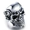 Stainless Steel Pirate Skull Ring for Men and Women, European & American Style
