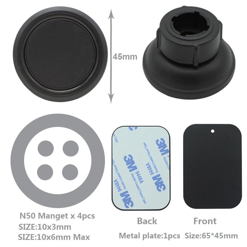 Magnetic Cell Phone Stand, Hands-Free Cellphone Holder for Car Vent Phone Mount Compatible with All Mobile Phone