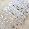 Glitter Bling Star Table Runner - 28CM×280CM Thin Metallic Mesh, Great for Wedding, Holiday, Christmas & Party Decor