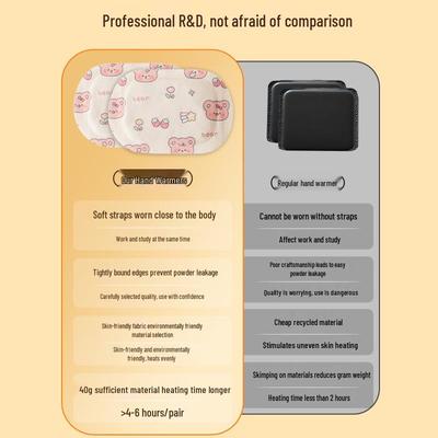 Portable Self-Heating Hand Warmer for Students and Kids