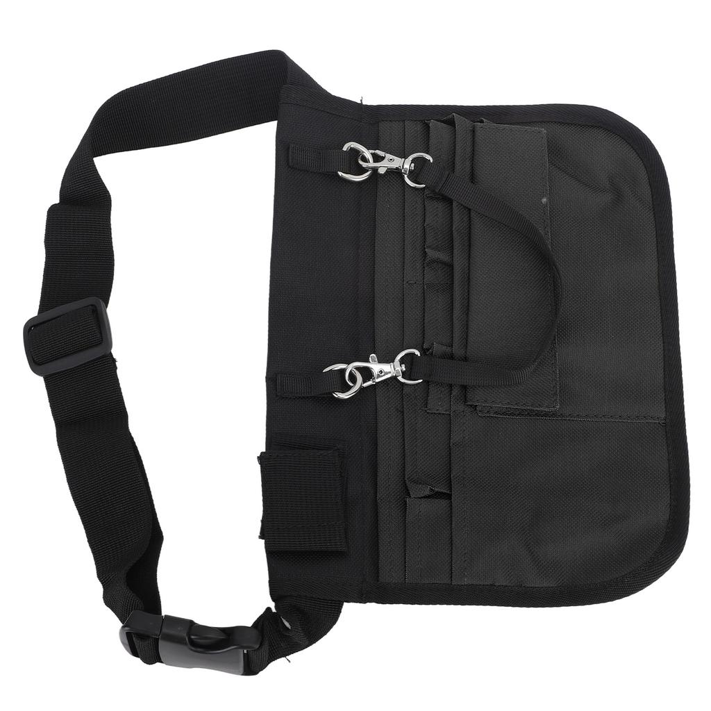 Nurse Fanny Pack Medical Supplies Storage Bag Multi Compartment Nurse Medical Waist Pouch Black