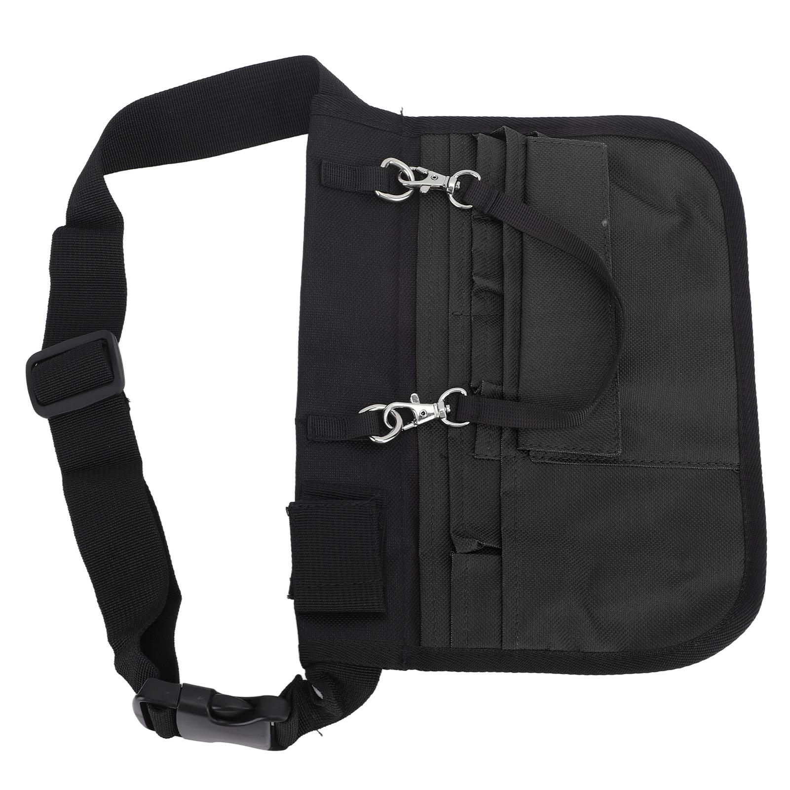 

Поясная сумка медсестры Сумка для хранения медицинских принадлежностей Многосекционная медицинская поясная сумка медсестры Черная чёрный