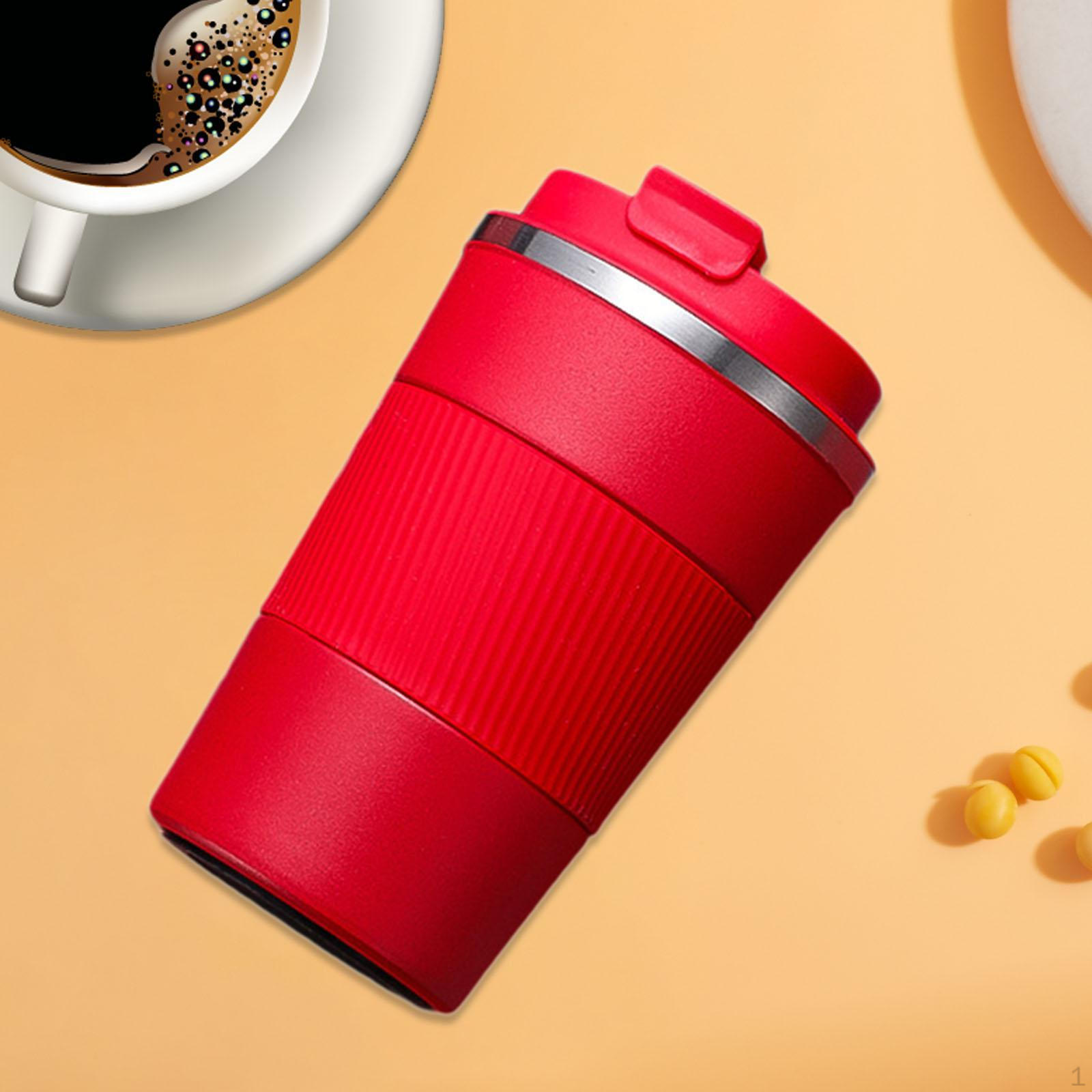 

Портативная кофейная кружка из нержавеющей стали для приключений Red 380ml