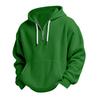 Men's Casual Solid Color Zipper Long Sleeve Hooded Sweatshirt, Everyday Zipper Casual Long Sleeve T-Shirt