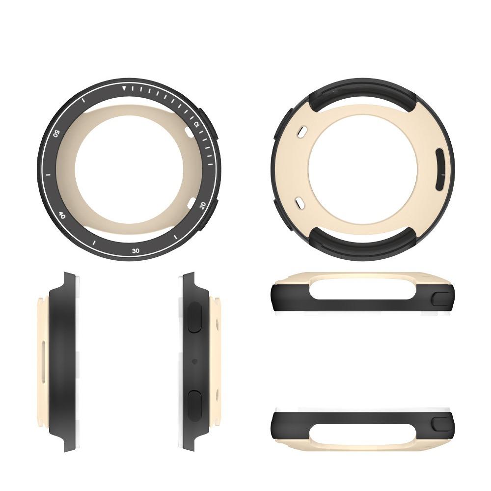 Replacement Metal Watch Bezel Protective Shockproof Watch Case Shell Anti-Scratch Screen Protector for Amazfit Active 2