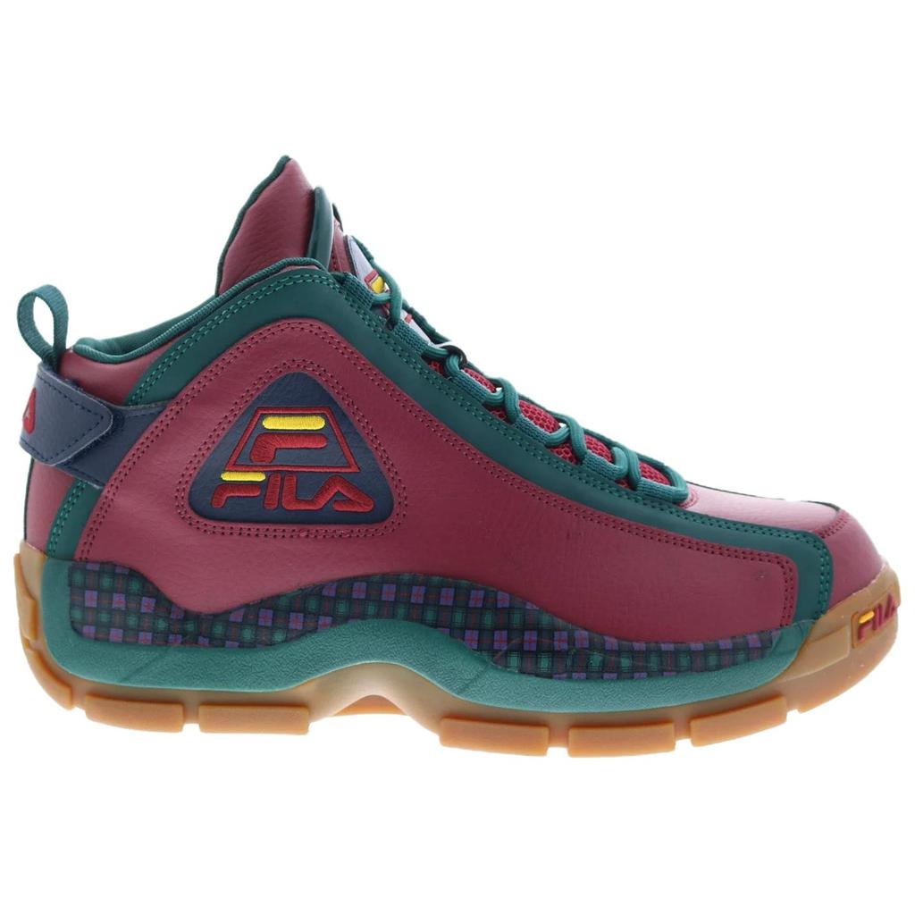 Fila Grant Hill 2 Comfortable Versatile Mid-Top Basketball Shoes Men Sneaker Red Green 1BM01316-933