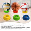 4 Pack of Ball Holders for Volleyball And Football Display Options
