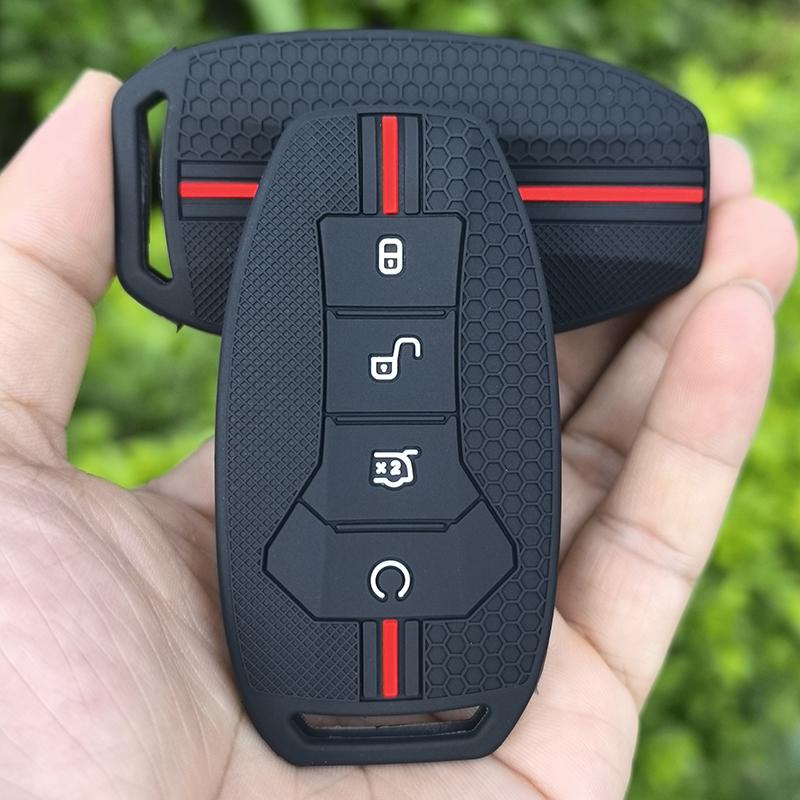 Silicone Car Key Case Cover For BYD Han Ev Tang Dm/Qin PLUS/Song Pro/MAX/Yuan Dolphin E2 Protector Auto Key Car Accessories