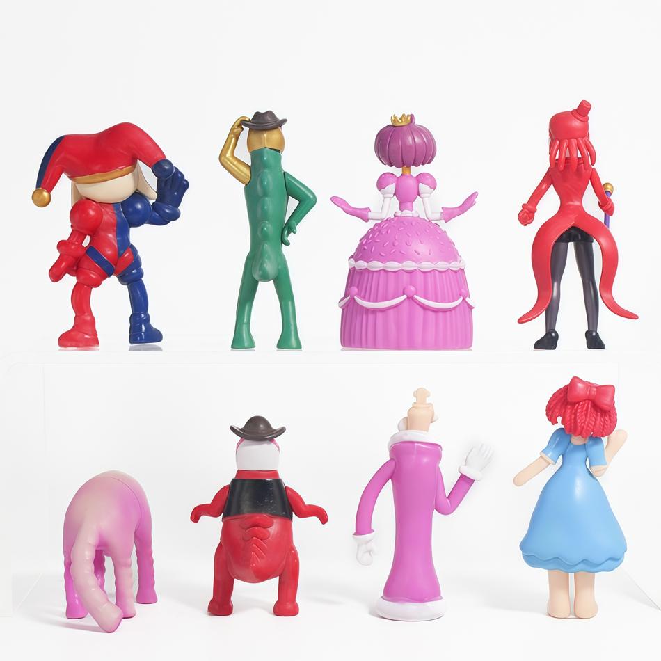 NEW  8PCS-THE AMAZING DIGITAL CIRCUS Model Toy,Hobbies Cartoon Art Accessories,Reward Anime Gifts For Children, Cartoon