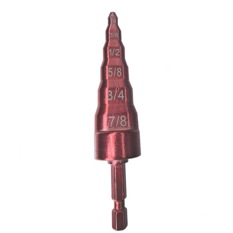 6 In 1 Air Conditioner Copper Pipe Expander High Hardness Swaging Drill Bit Tube Expanding Tool for Residential AC Repair Use