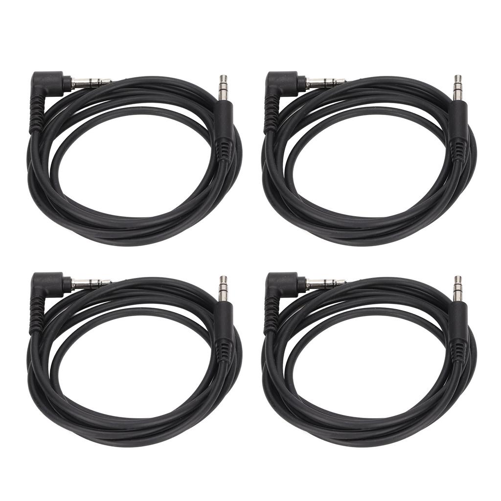 4Pcs AUX Cord 3.5mm Male To Male Auxiliary Sound Cable for Car Home Stereos Headphone Speaker
