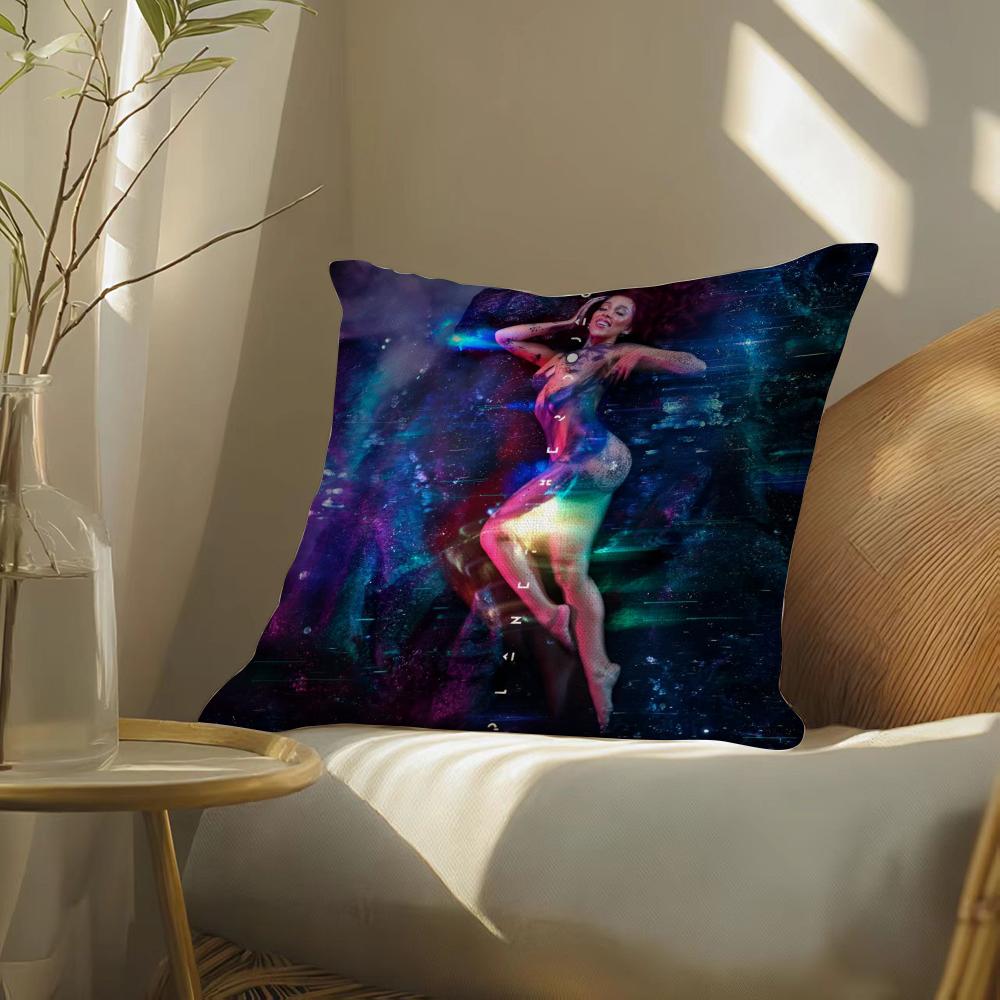 Dojacat Pillow Case Pillowcase, Double-Sided Printed, Sofa Cushion, Bedroom Headboard