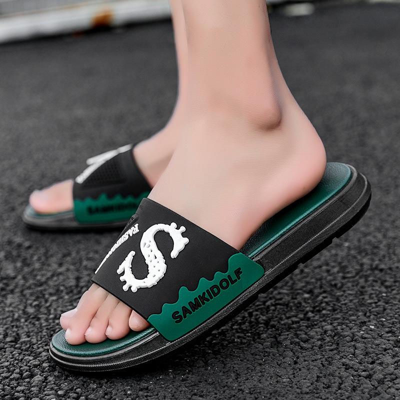 New Slippers Men's Summer Couples Can Wear Thick-soled Non-slip and Wear-resistant Fashionable Cool Slippers Men's Shoes