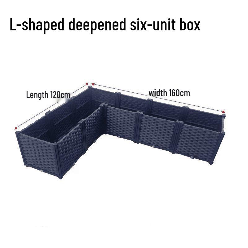 Modular Planting Box for Vegetables, Seedlings, Flowers, and Trees – Ideal for Balcony or Greenhouse Use