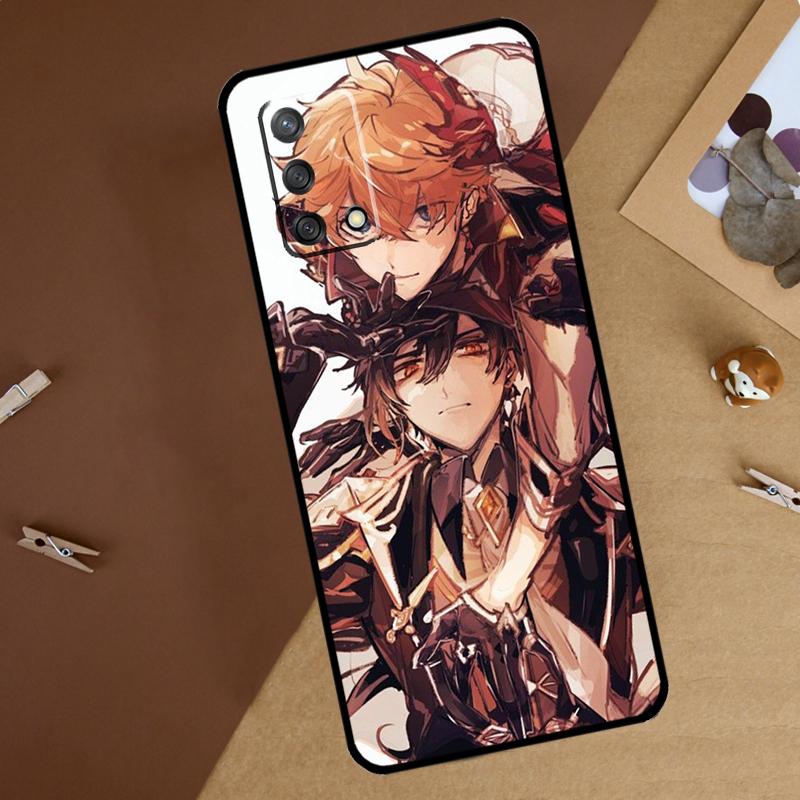 Zhongli Genshin Impact For Oppo A18 A38 A58 A78 A98 A40 A60 A80 A74 A94 A54 A16 A76 A96 A15 A57S A17 A77 Phone Case