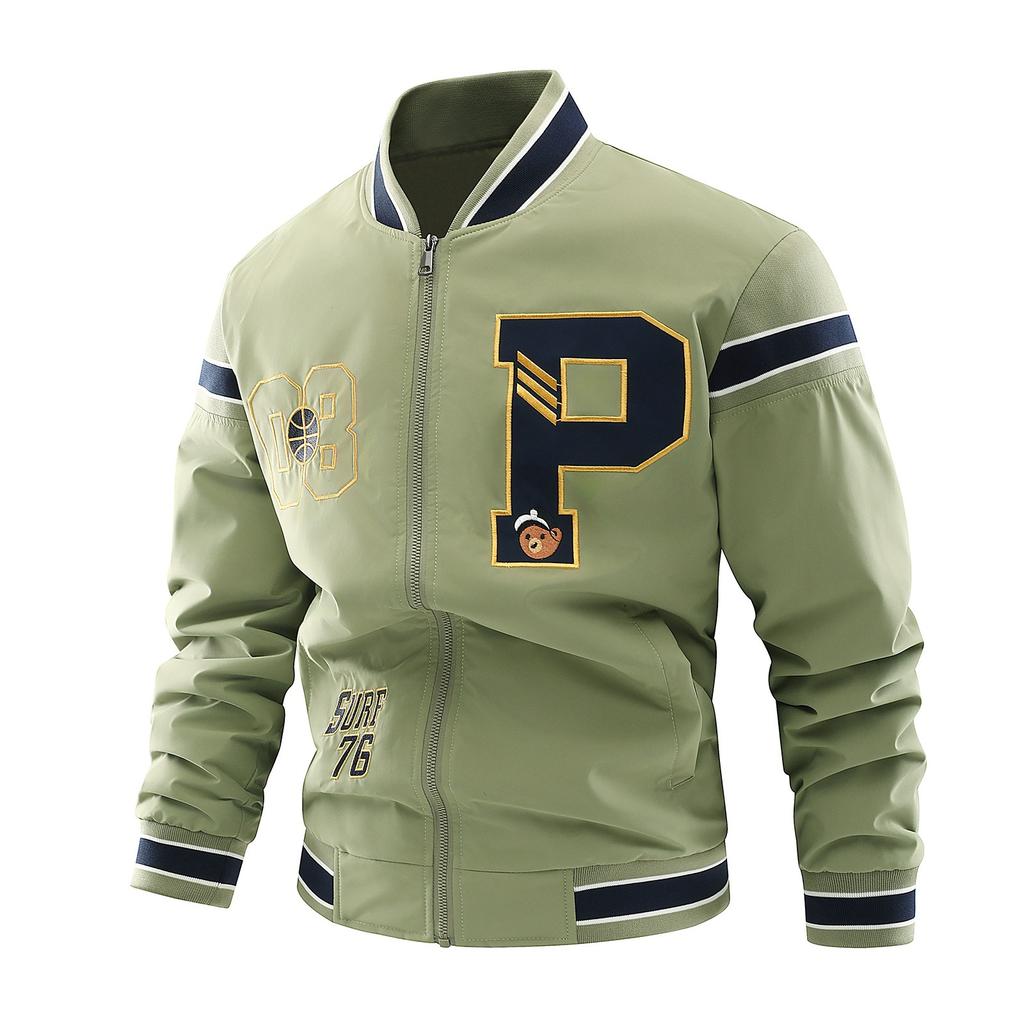 The new China-Korea-Japan baseball jersey cotton-padded clothes are embroidered clean and lightweight, and the small cotton is sold domestically.
