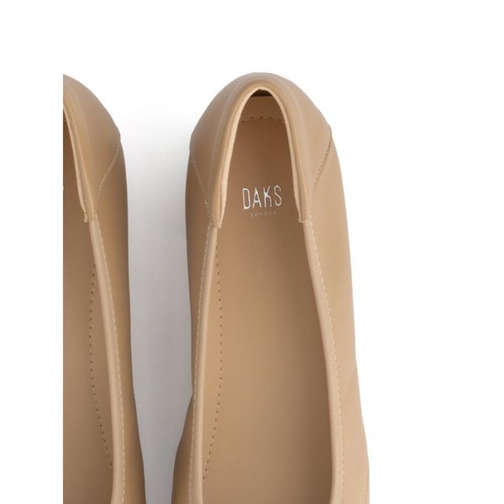 DakS Women S Comfort Flat ShoeS 3.5cm Ribbon Decoration drS602lS32 Beige
