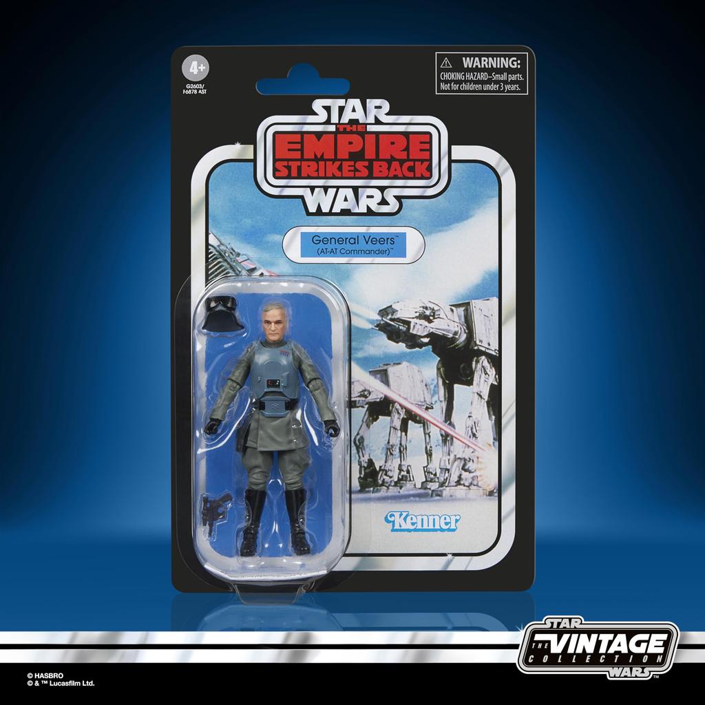 Hasbro STAR WARS Vintage Collection Star Wars Episode The Empire Strikes Back General Veers Premium Collectible Action Figure G2603 Authentic V