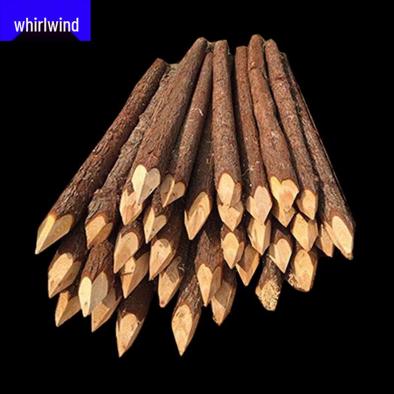 Sharpened Fir Wood Stakes