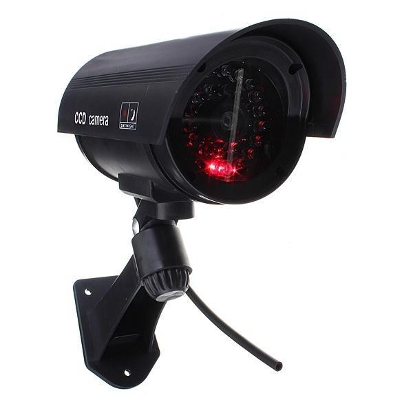Rote Led Outdoor Surveillance gefälschte Dummy Cctv