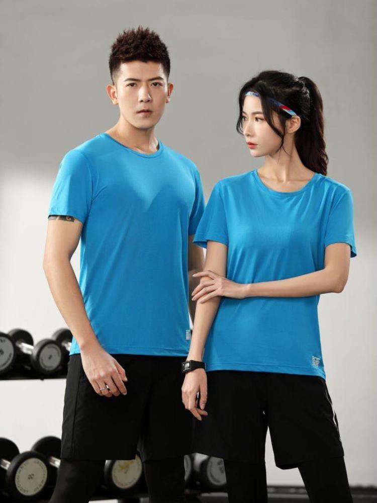 Soft Unisex T Shirt Summer Crew Neck Minimalist Tops Solid Color Unisex Lightweight T-shirt for Women and Men YG-2116