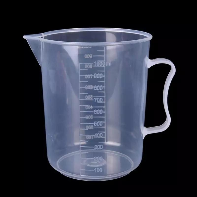 20ml / 30ml /50ml /250ml /500ml/1000ml Clear Plastic Graduated Measuring Cup for Baking Beaker Liquid Measure JugCup Container