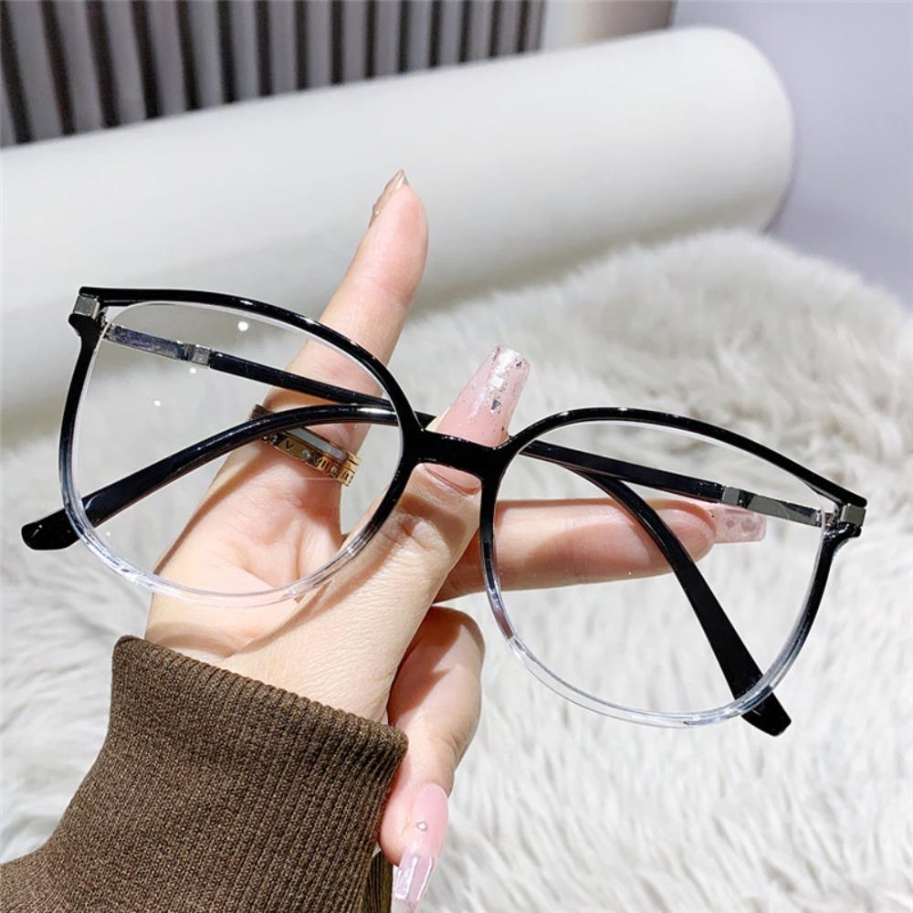 Luxury Far Sight Reading Glasses for Women Blue Light Blocking Computer Eyewear New Trendy Cat Eye Eyeglasses for Women Men