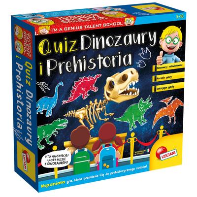 Lisciani I'm Genius Quiz Dinosaurs and Prehistory Board Game Puzzle