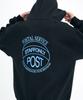 Staffonly Stamp Zip Up Hoodie (Black)