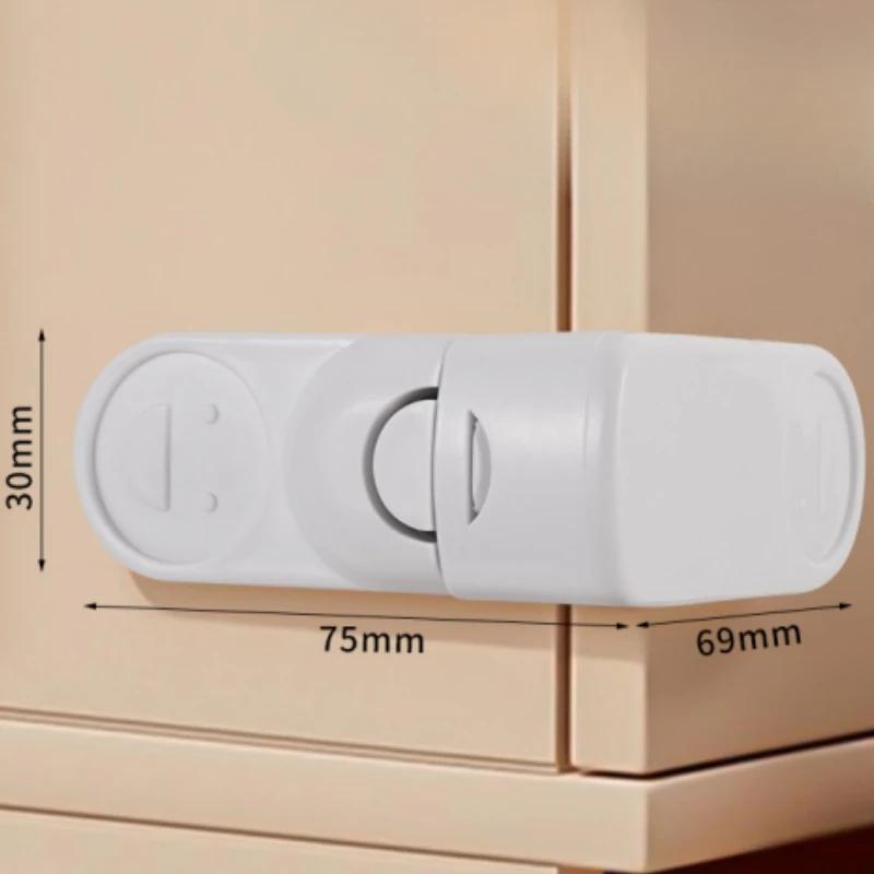 

Детский безопасный замок для ящика, детские замки для ящиков шкафа, защита от защемления, защита дома, пластиковая пряжка для шкафчика белый